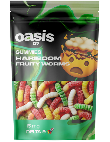 GUMMIES HARIBOOM l FRUITY WORMS -15 MG (DELTA 9)